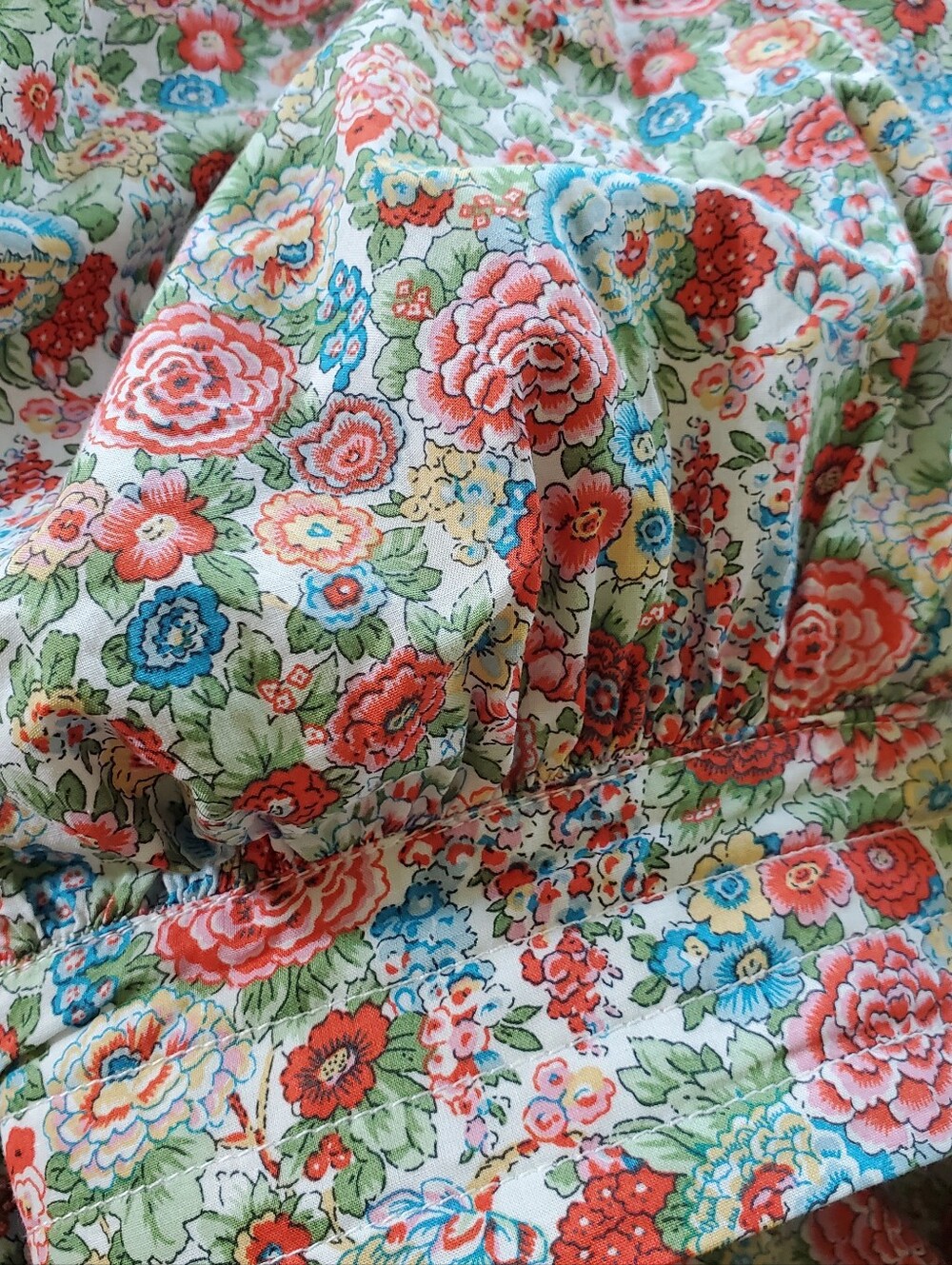 Tuckernuck Hyacinth House Red Floral Ruffle Collar Louisa Maxi Dress Large - Picture 12 of 16